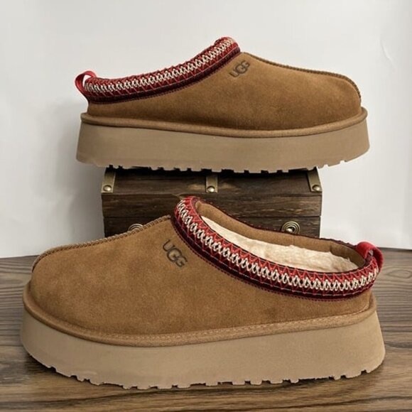 UGG Tazz Platform Slippers Chestnut Sandals❤️ - Picture 4 of 4